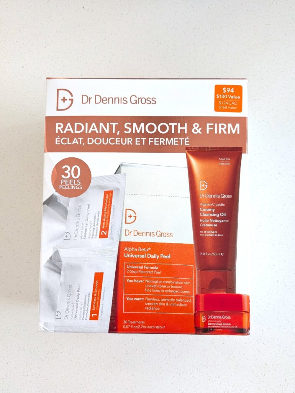Dr Dennis Gross Alpha Beta Universal Daily Peel Radiant, Smooth & Firm Set